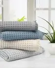 Lycia 2 Pieces Turkish Cotton Waffle Bath Towel Set