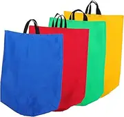 COSMEVIVI 4Pcs Outdoor Jumping Sack Race Bags Double Design for Birthday Parties Picnics and Barbecues Fun Sports Day Activities for Boys