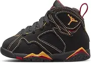 [Nike] Jordan Toddler's 7 Retro Citrus Black/Citrus-Varsity Red (DJ2776 081)