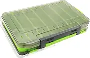 Eigell Compartment Storage Box with Drainage Feature for Lures, 13.5cmx10cmx2.5cm