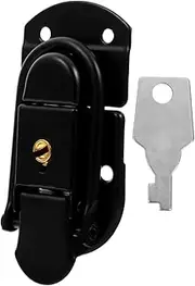 HOMOCONO Approved Luggage Lock Iron Box Lock for Suitcase Key Latch Small Hasp for Suitcase
