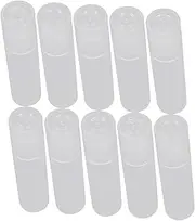 LOORGVEL 10pcs Multi-function Roller Bottles Empty Containers for Travel Delicate Design Leak Perfume Holders Lightweight Essential Oil Storage Go Use