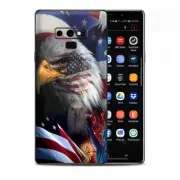 Skins Decal Wrap for Samsung Note 9 - USA Bald Eagle in Flag