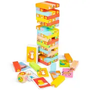 New Classic Toys FSC Stacking Tower Game Kids/Children Wooden Educational Toy 3+