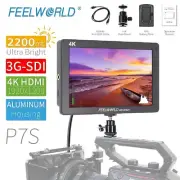 Feelworld P7S 7" DSLR Camera Field Monitor 3G-SDI 4K HDMI Full HD 1920X1200