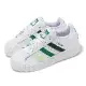 adidas 休閒鞋 Superstar XLG W 女鞋 白 綠 皮革 厚底 貝殼頭 三葉草 愛迪達 IF9121