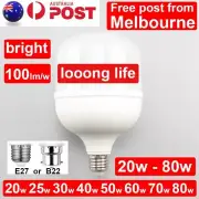 LED Bulbs 20w 25w 30w 40w 50w 60w 70w 80w E27 B22 Globe Light Bulb Bayonet Screw
