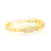 Luminesce Lab Grown 15 Diamond Ring in 9ct Yellow Gold, Q