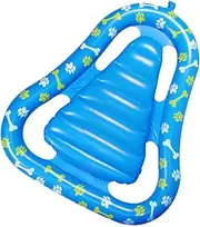 GANAZONO Inflatable Pet Dog Pool Floating Mat Space Swimming Bed for Summer Fun Durable Mattress for Dogs Cats for Pool Lake Use
