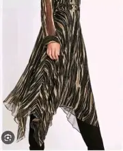Sass & Bide |. Crave You Silk Chiffon Midi Skirt Size 42 | AU 12 NWT RRP $450