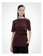 [Witchery] Knot Detail Top in Plum
