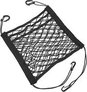 SWOOMEY Car Storage Net Car Netting for Headrest Front Seat Organizer Sturdy Polyester Fabric