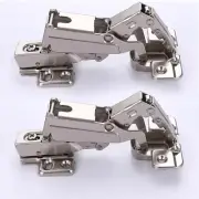 2Pack 165 Degree Soft Close Cabinet Hinge is Suitable for Frameless Kitchen Cabi