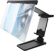 COHEALI Phone Screen Magnifier Mobile Phone Lifter Screen Phone Stand Holder for Cell Phone Screen Magnifier for Cell Phone Mobile Phone Screen Phone Stand for Desk Black Acrylic