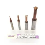 AlTiN Coated Solid Carbide Single Tooth Metric Threading Milling Cutter M1.4-M30