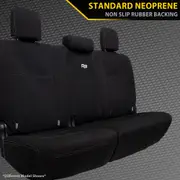 Toyota Landcruiser 76 Series - Post-Facelift (GDJL76R) - GP4 Neoprene Rear Row Seat Covers (In Stock)