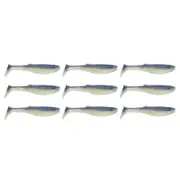 3x 3PK 5.5In Rapala Crush City Heavy Soft Plastic Paddle Tail Lures - Real Shad