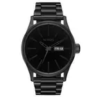 Nixon A356 1147-00 Sentry SS 42MM (All BK/BK) Stainless Steel Analog Watch