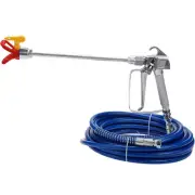 Airless Paint Sprayer Spray Gun With 517 Tip and 15M Hose 20cm Extension Shaft