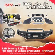 Safari Shield Bullbar U LOOP Guard Plate Light Winch for Toyota Hilux Vigo 12-15