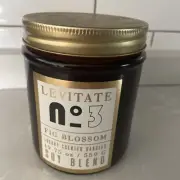 LEVITATE No 3 Luxury Scented FIG BLOSSOM Candle, Glass Jar w/lid, 19.75 Oz