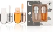 MKNZOME 2Pcs Natural Lip Plumper, Plumping Lip Oil Set Lip Gloss Clear Lip Gl...