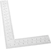 Carpentry Square Right Angle Squares L Shape Framming Ruler L Shaped Ruler Stainless Steel Silver