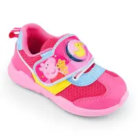 在飛比找momo購物網優惠-【童鞋城堡】中童 LED燈鞋 輕量透氣運動鞋 佩佩豬(PG6