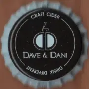 USA Plastic Lined Beer Crown Bottle Cap: Dave & Dani Brewing Cider
