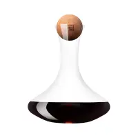 在飛比找Yahoo奇摩購物中心優惠-《Vacu Vin》水晶玻璃醒酒瓶+軟木球(1L) | 醒酒