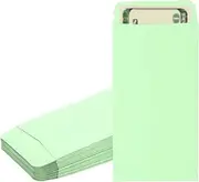 uxcell Money Envelope, 50 Pack 6.5" x 3.5" Cash Envelopes Money Holder Bags Budgeting Saving Challenge Letter for Gift Coins Checks Tickets Jewelry Passport Card, Light Green