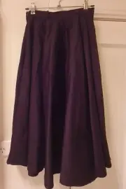 Black Collectif skirt, Rockabilly, Goth, Pin-Up style - New With Tags-