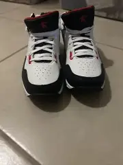 AND1 AND 1 Capital Athletic Basketball Shoe Sneakers White Black Faux Leather 11
