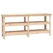 Pine Wood Workbench Garage Workshop Shed Rack Shelf Tools Table Work Bench 181cm