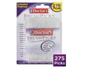 The Doctor's BrushPicks Interdental Toothpicks, 275 Picks *BRAND NEW*