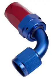 Aeroflow AF103-06 100 Series 90° Swivel Hose End -6 Blue/Red for 100 & 450 Hose