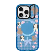 iPhone 16 Pro Impact Ring Stand Case MagSafe Compatible Puppy Pudding