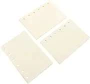Angoily 3 Books of Planner Refill Paper Loose Leaf Notepad Inserts for Binders Blank Dotted Pages Writing Paper for Notes Journals Office School Use