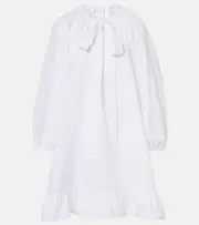 [Patou] Patou Ruffled minidress AU 10 white