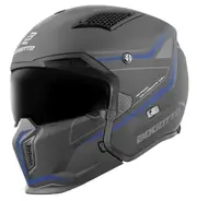Bogotto Radic WN-ST Helmet, black-blue, Size XS for Men Black Blue