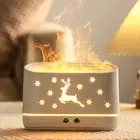 Flame Pattern Air Diffuser Humidifier Large Capacity Tank Quiet Automa IDM