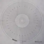 1PC Optical Comparator Chart For Profile Projector Overlay Chart Mitutoyo 512073