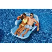 Swimline 15602 Solstice Watersports Convertible Duo Love Seat