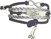 Infinity Collection Roller Skating Jewelry- Roller Skating Bracelet, Love Skating Bracelet, Perfect Roller Skating Gifts