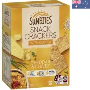 Cheddar & Chives Crackers with Quinoa 110 g