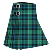 Traditional Handmade Clan Abercrombie Ancient Tartan Kilt CustomSize Kilt ForMen