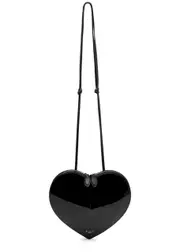 Alaïa Le Coeur Patent Leather Cross-body bag - Black ONE SIZE