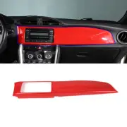 Red GPS Navigation Dashboard Panel Cover Trim For Toyo*ta 86 Subaru BRZ 12-20 US