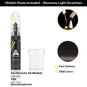 Touch Up Paint For Porsche All Models Y8A Barcelonabraun With Polish Paste