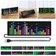 Stereo VU Meter Indicator Music Spectrum Analyzer LED Level Display Amplifier